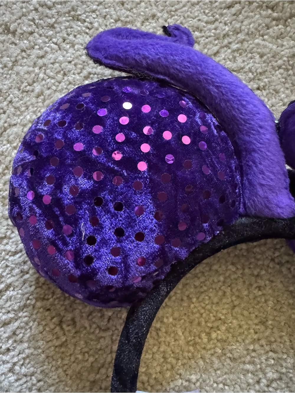 Disney Parks Authentic Disney Villain Sequined Ursula Mickey/Minnie Mouse Ears - Picture 6 of 12
